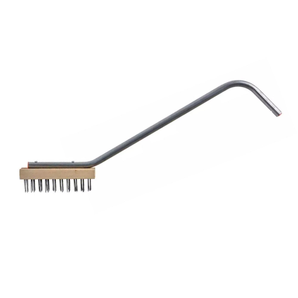 Prince Castle Coarse Charbroiler Brush, 28" Handle