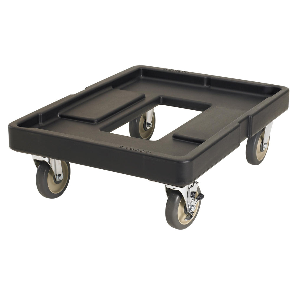 Cambro CD400110 28" x 21" Camdolly for Cam Carriers, Black