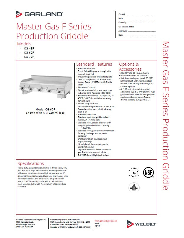 Spec Sheet