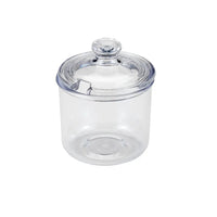 Cambro 8 Oz Plastic Condiment Jar with Slotted Lid, Clear - CJ80CW135