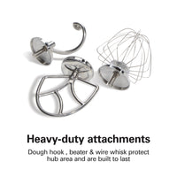 Hamilton Beach CPM800 8 Qt Planetary Stand Mixer, 7 Speed