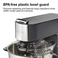 Hamilton Beach CPM800 8 Qt Planetary Stand Mixer, 7 Speed