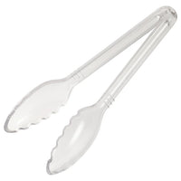 Winco 9" Serving Tongs, Clear