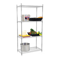 Nella 24" x 60" x 72" Chrome Shelving Kit