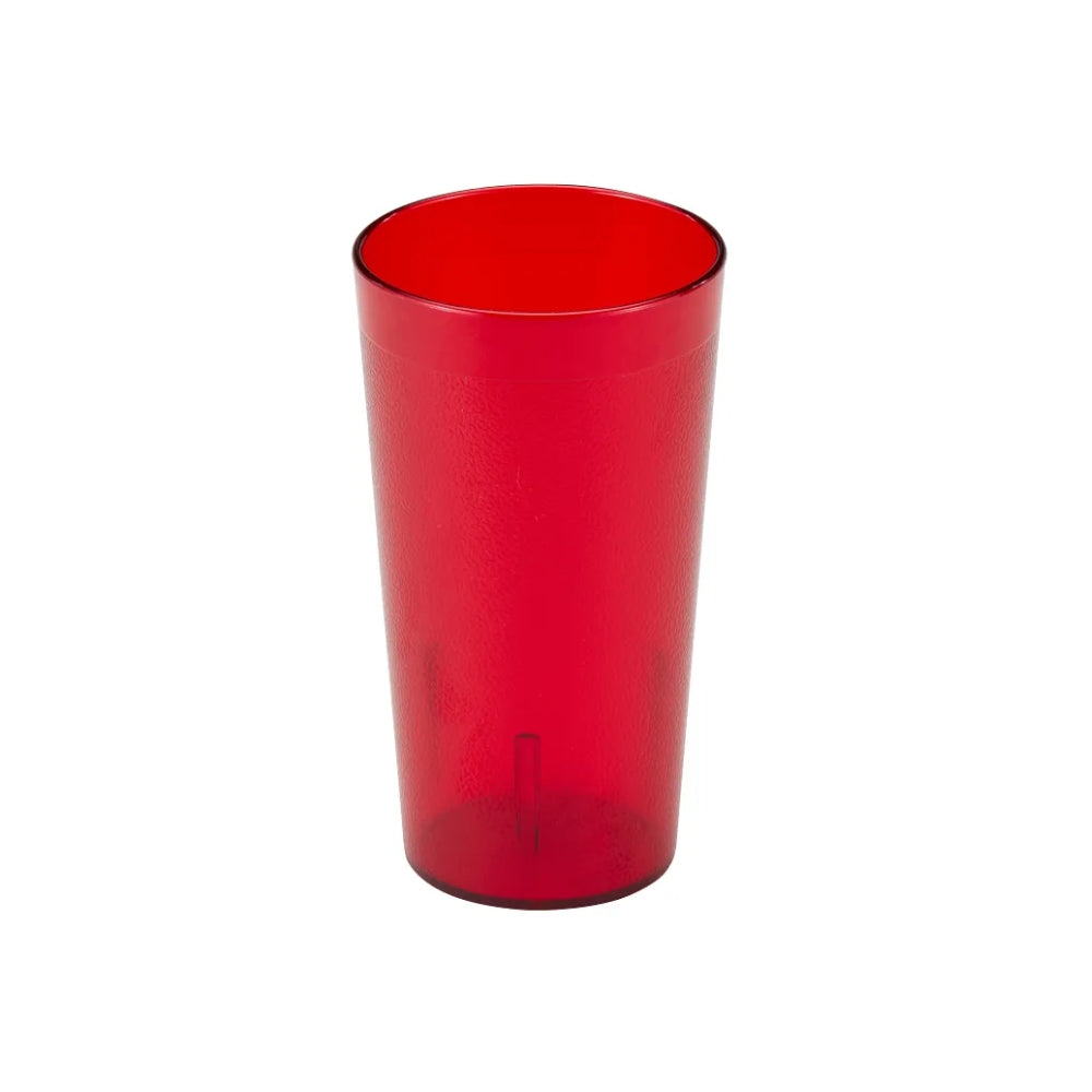 Cambro 2000P156 Colorware 22 Oz Plastic Tumbler, Ruby Red