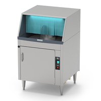 Moyer Diebel Rotary Undercounter Glasswasher with Drain Tray and LCD Display