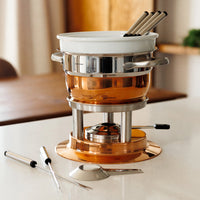 Swissmar Lausanne 11 Piece Copper Fondue Set