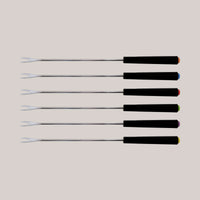 Swissmar Sierra 11 Piece Cast Iron Fondue Set, Cherry