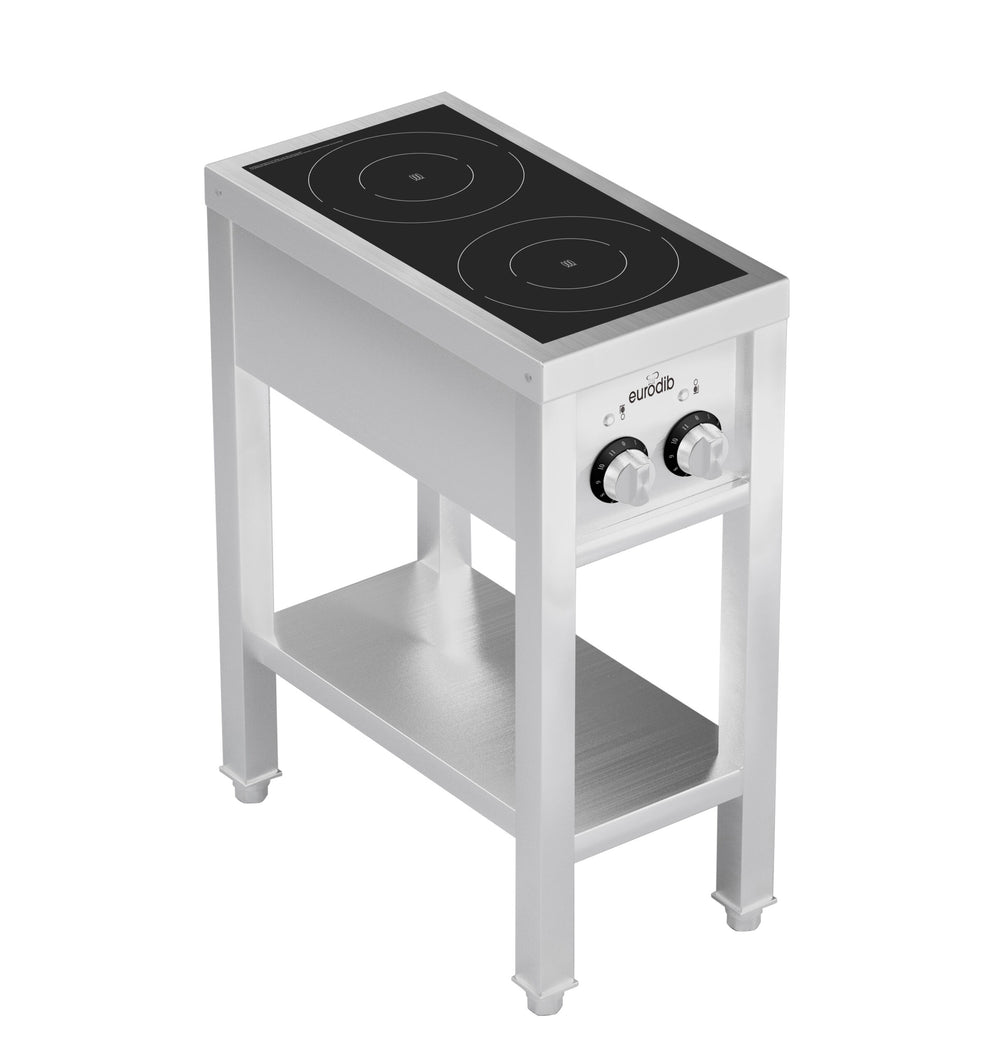 Eurodib 14" 2 Burner Induction Range Floor Style, 208 Volts