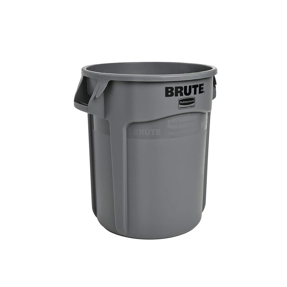 Rubbermaid Brute 10 Gallon Round Trash Can, Grey