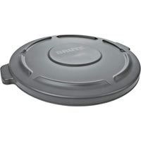 Rubbermaid Brute 32 Gallon Round Trash Can Lid, Grey