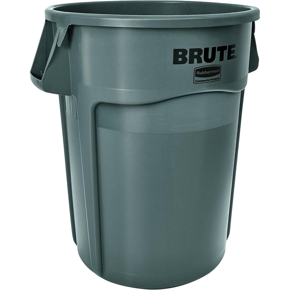 Rubbermaid Brute 44 Gallon Round Trash Can, Grey