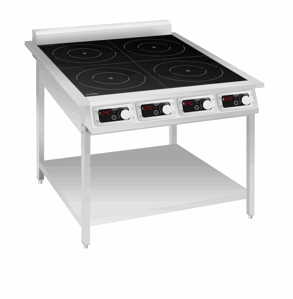 Eurodib 31.2" 6 Burner Induction Range Floor Style, 240 Volts