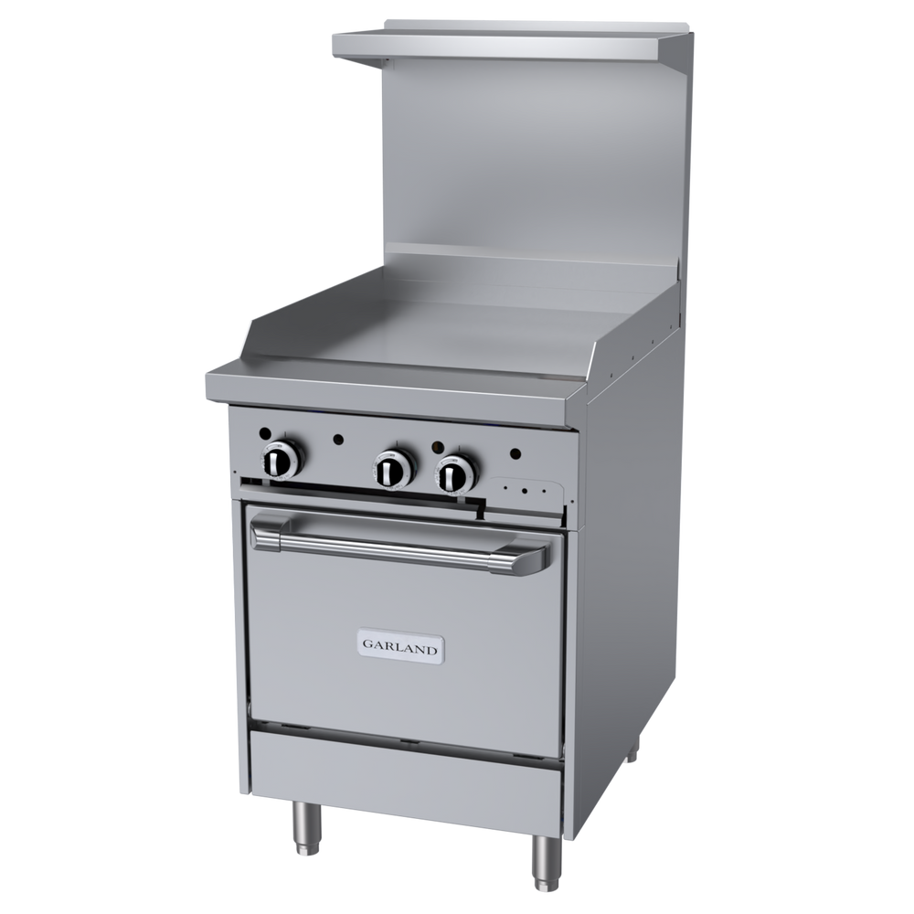 Garland G Starfire 24" Griddle Range with Space Saver Oven Natural Gas 68,000 BTU