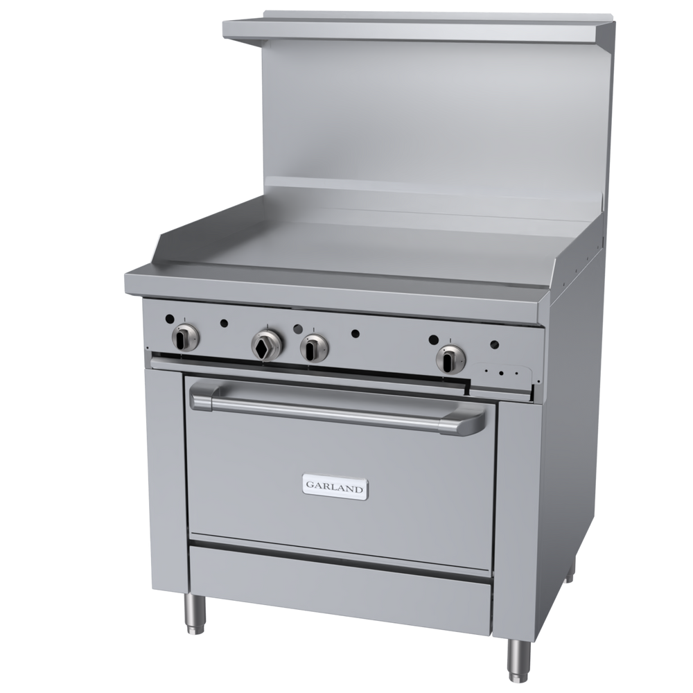 Garland G Starfire 36" Griddle Range with Standard Oven Natural Gas 92,000 BTU
