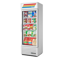 True 27" Merchandising Refrigerator with 1 Glass Door - White - GDM-19T