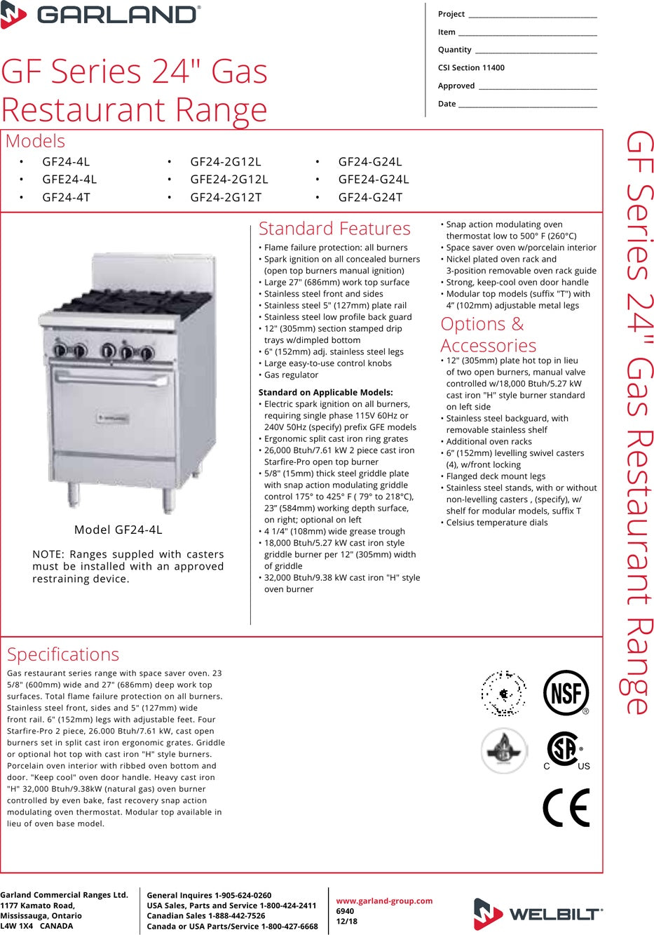 Spec Sheet