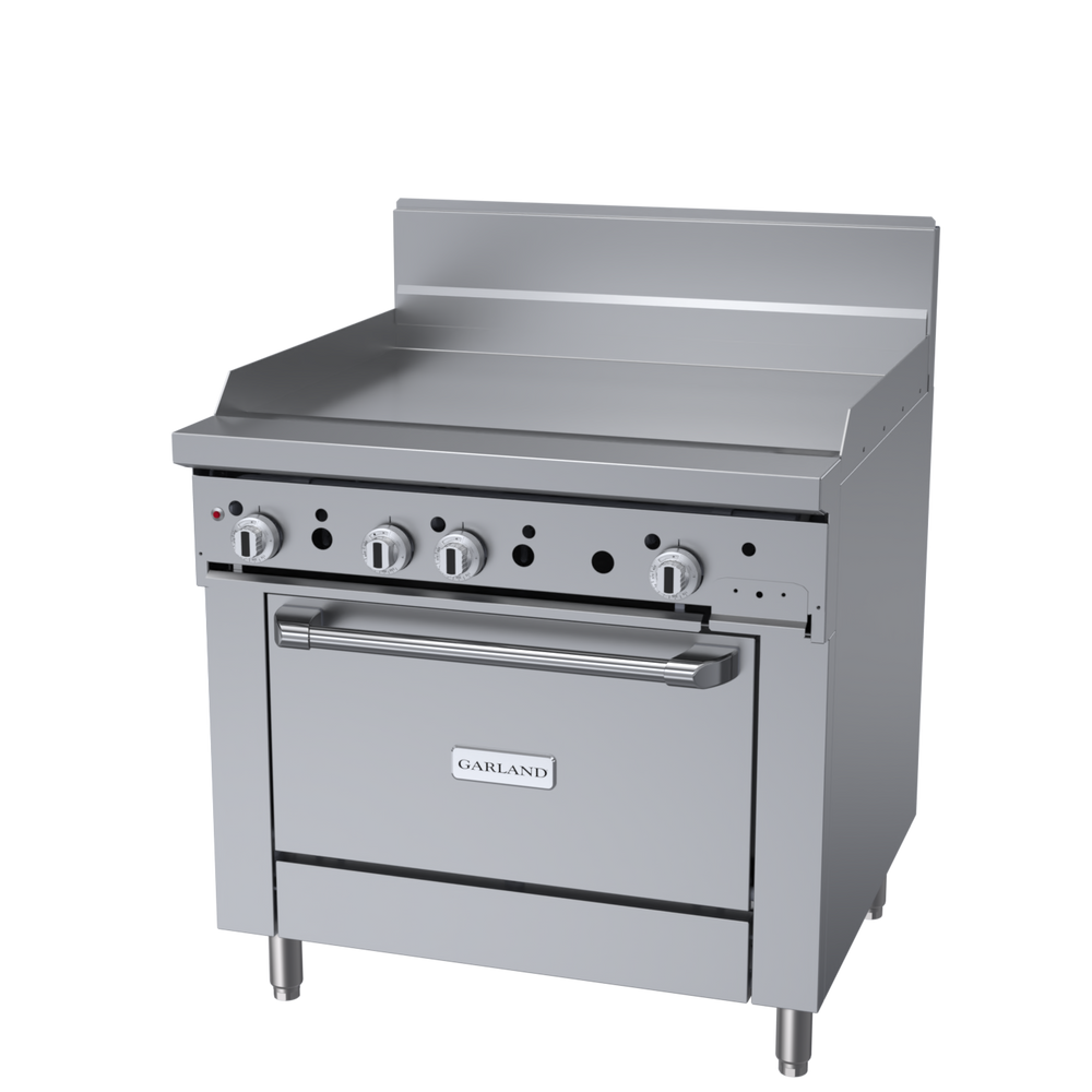 Garland GFE Starfire 36" Griddle with Hi-Lo Valves & Standard Oven Natural Gas 92,000 BTU