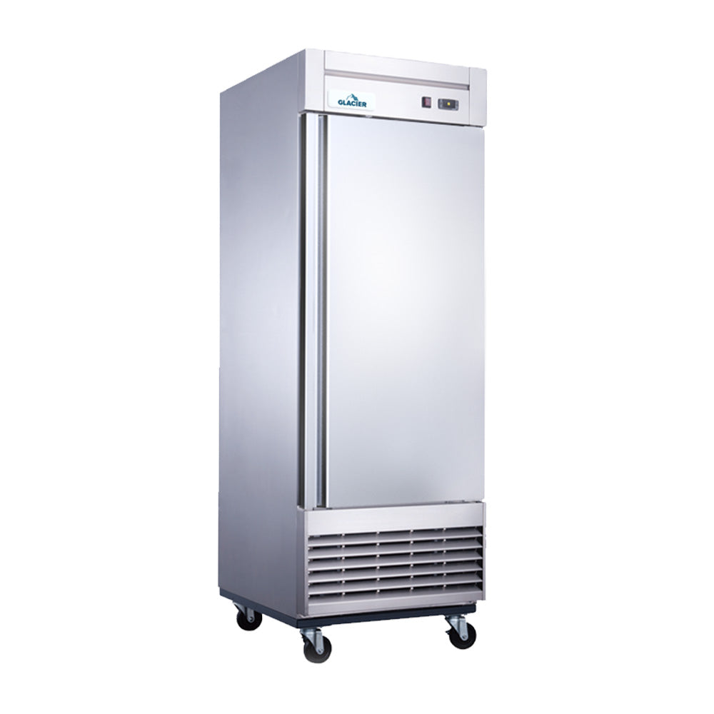 Glacier GR-1 27" Reach In Refrigerator with 1 Solid Door