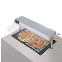 Hatco GRSB-36-I Glo-Ray® 36" Built-In Heated Shelf Warmer with Recessed Top & Adjustable Thermostat 780 Watts