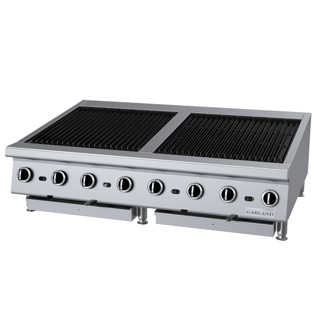 Garland 48" Countertop Charbroiler with Adjustable Grates Natural Gas 144,000 BTU