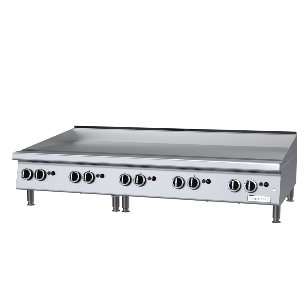 Garland 60" Countertop Griddle with Thermostat Controls Natural Gas 140,000 BTU