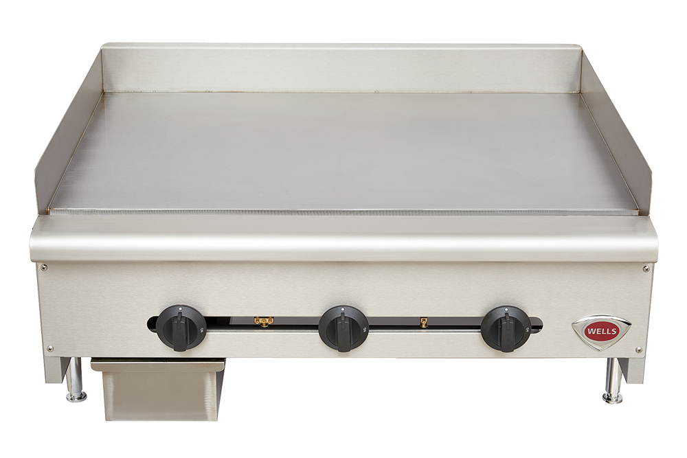 Wells 36" Countertop Griddle with Hi-Lo Controls Natural Gas 90,000 BTU