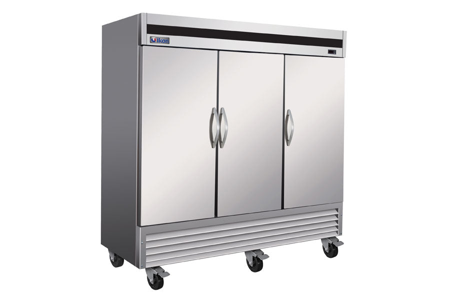 Ikon 81" Solid Three Door Reach In Freezer