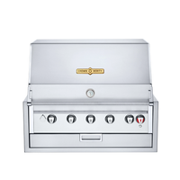 Crown Verity IBI36LP-LT Infinite Series 36" Outdoor BBQ / Charbroiler With Light Package, Gas