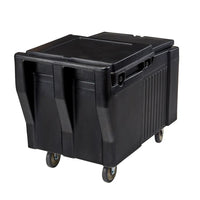 Cambro ICS175L110 SlidingLid™ 175 Pound Insulated Mobile Ice Caddie, Black