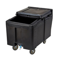 Cambro ICS175L110 SlidingLid™ 175 Pound Insulated Mobile Ice Caddie, Black