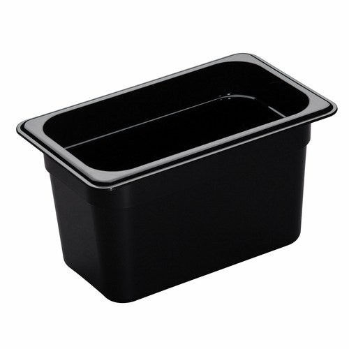 Cambro Food Pan 6" Deep Black, 6 /Pack