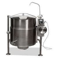 Cleveland KEL100T 100 Gallon Tilting 2/3 Steam Jacketed Steam Kettle, Electric