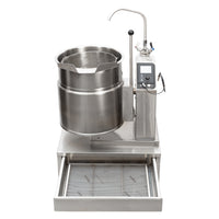 Cleveland KET12T 12 Gallon Tabletop Tilting 2/3 Steam Jacket Steam Electric Kettle