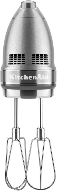 KitchenAid Hand Mixer, 9 Speed, Contour Silver