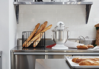 KitchenAid Commercial Series 8 Qt Bowl Lift Stand Mixer, White - KSMC895WH