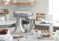 KitchenAid Artisan Series 5 Qt Tilt-Head Stand Mixer, Metallic Chrome