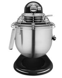 KitchenAid Commercial Series 8 Qt Bowl Lift Stand Mixer with Stainless Steel Bowl Guard, Onyx Black