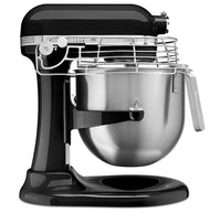 KitchenAid Commercial Series 8 Qt Bowl Lift Stand Mixer with Stainless Steel Bowl Guard, Onyx Black