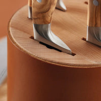 Wusthof Amici Leather Wrapped Knife Block