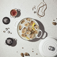 Le Creuset 4.7 Liter Enamelled Cast Iron Braiser, Oyster