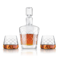 Final Touch 4 Piece Whiskey Decanter Set