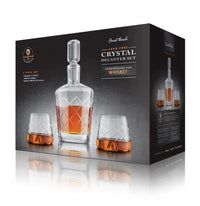 Final Touch 4 Piece Whiskey Decanter Set