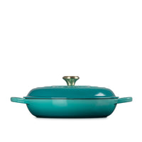 Le Creuset 3.5 Litre Braiser, Bleu Riviera