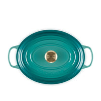Le Creuset 6.3 Litre Oval Dutch Oven, Bleu Riviera