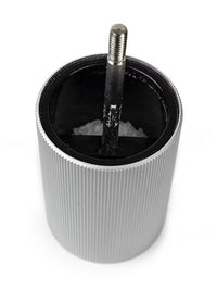 Peugeot Line 5” Salt Mill in Beachwood and Brushed Aluminum