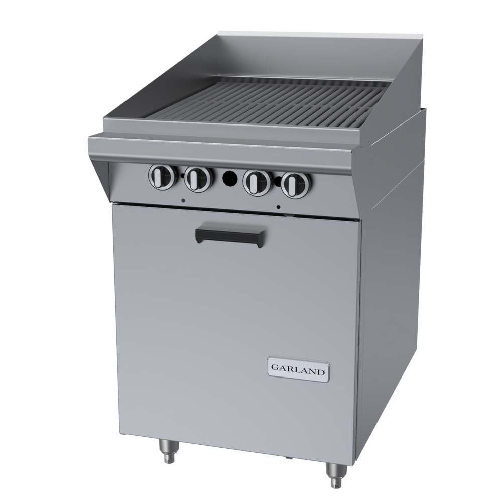 Garland Master Series Heavy Duty 24" Briquette Charbroiler Natural Gas 60,000 BTU