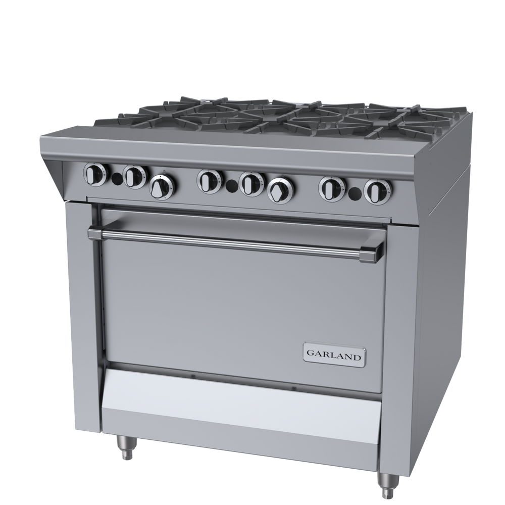 Garland Master Series Heavy Duty 34" Range with 6 Burners & Standard Oven