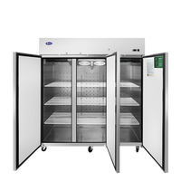 Atosa 77.75" Reach In Freezer with 3 Solid Door, Top Mount