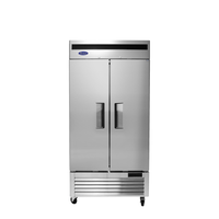 Atosa 39.5" Reach In Freezer with 2 Solid Doors & Bottom Mount Compressor